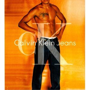 Vintage 1997 Postcard Max Calvin Klein Jeans Promotional Fashion Card 4x6” New